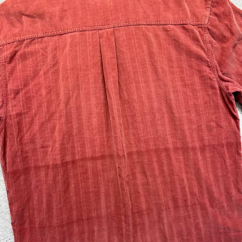 The Territory Ahead Shirt Mens Large Red Corduroy Faded Button Down Longsleeve - Picture 11 of 16
